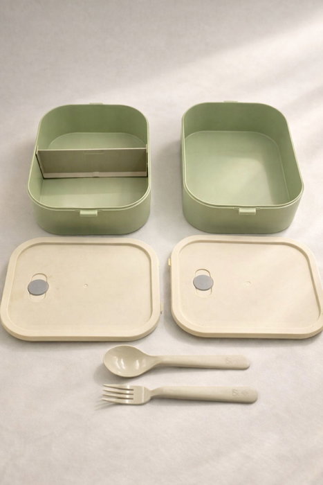 Hermia Caja de Almacenamiento Aislada al Vacío 1300 ml Verde